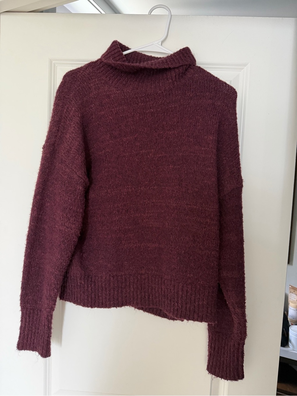 Lulu's Maroon Cozy Turtleneck Sweater
